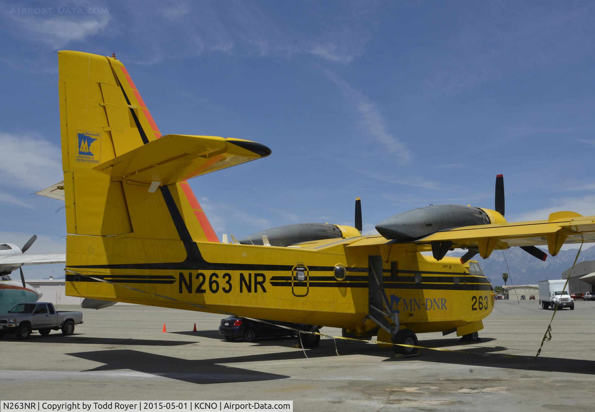 N263NR, 1985 Canadair CL-215-V (CL-215-1A10) C/N 1082, Parked at Chino