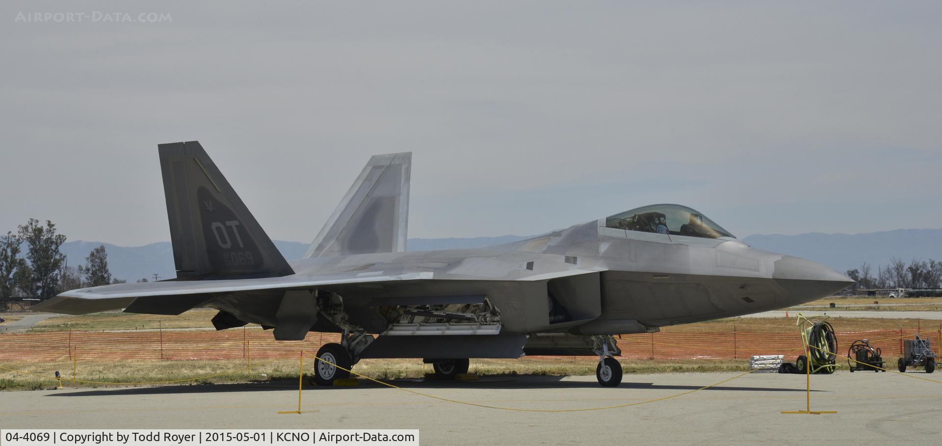 04-4069, 2004 Lockheed Martin F-22A Raptor C/N 4069, On display at the 2015 Planes of Fame Airshow