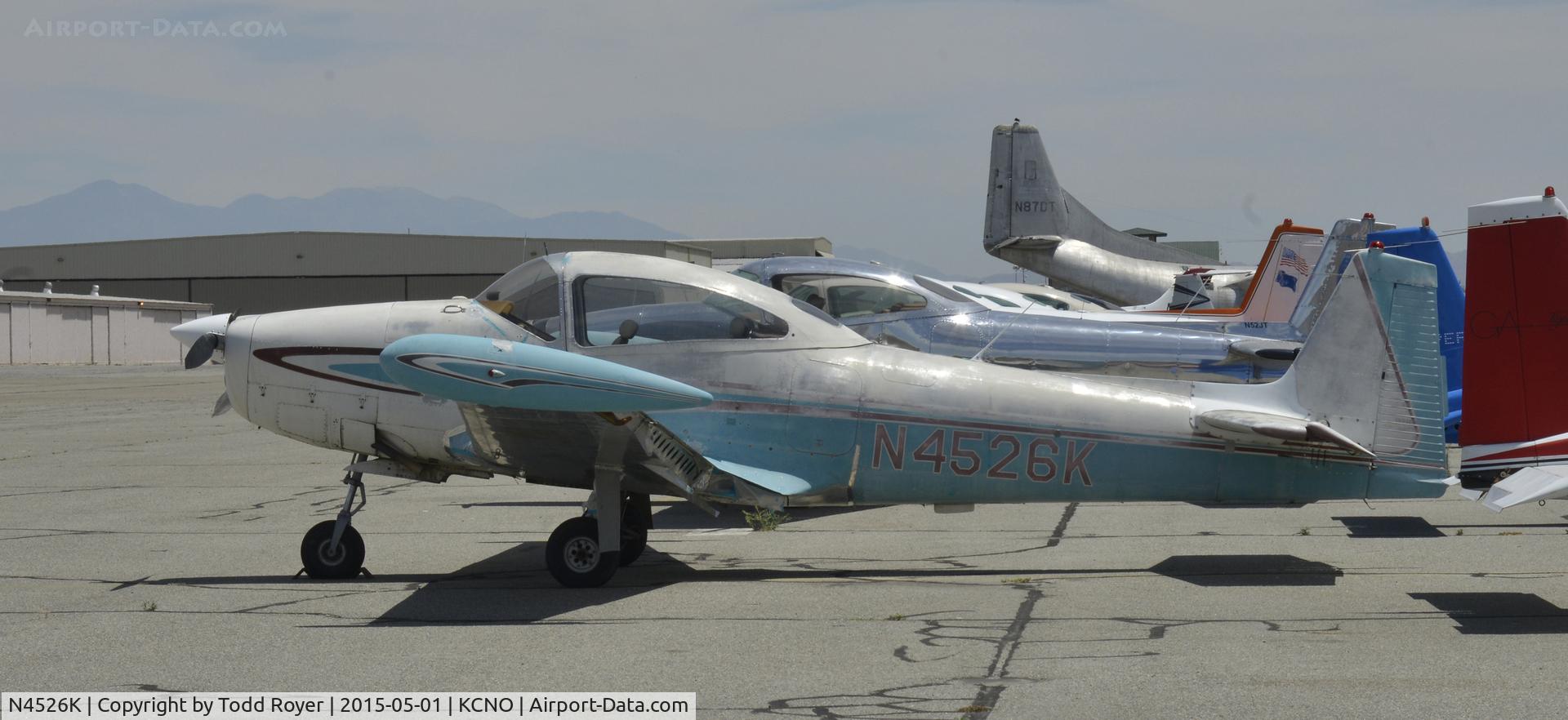 N4526K, 1948 Ryan Navion A C/N NAV-4-1526, Parked at Chino