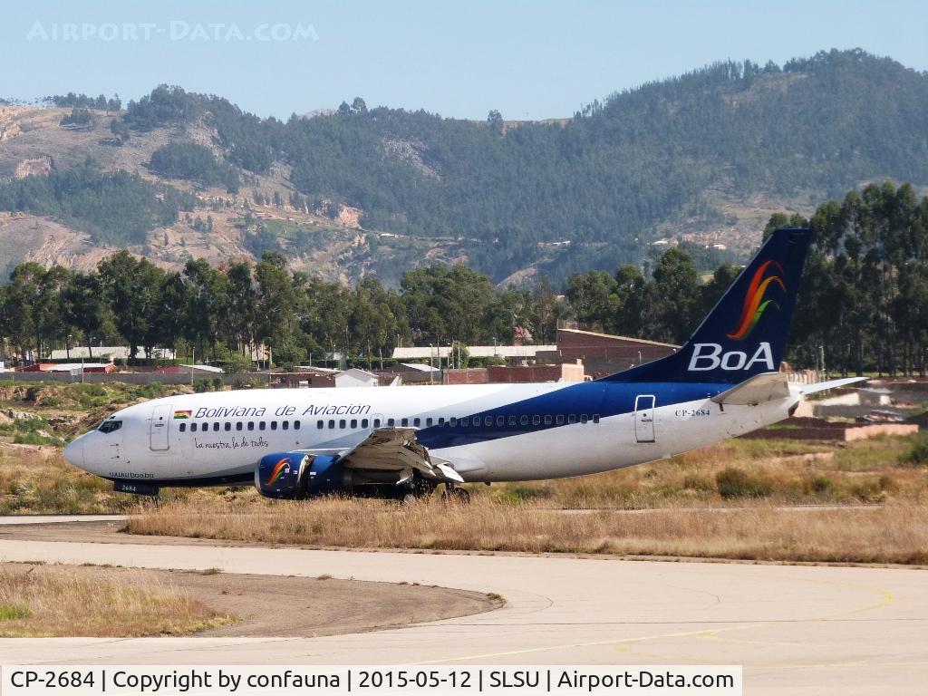 CP-2684, 1995 Boeing 737-33A C/N 27455, BOA arriving to Sucre