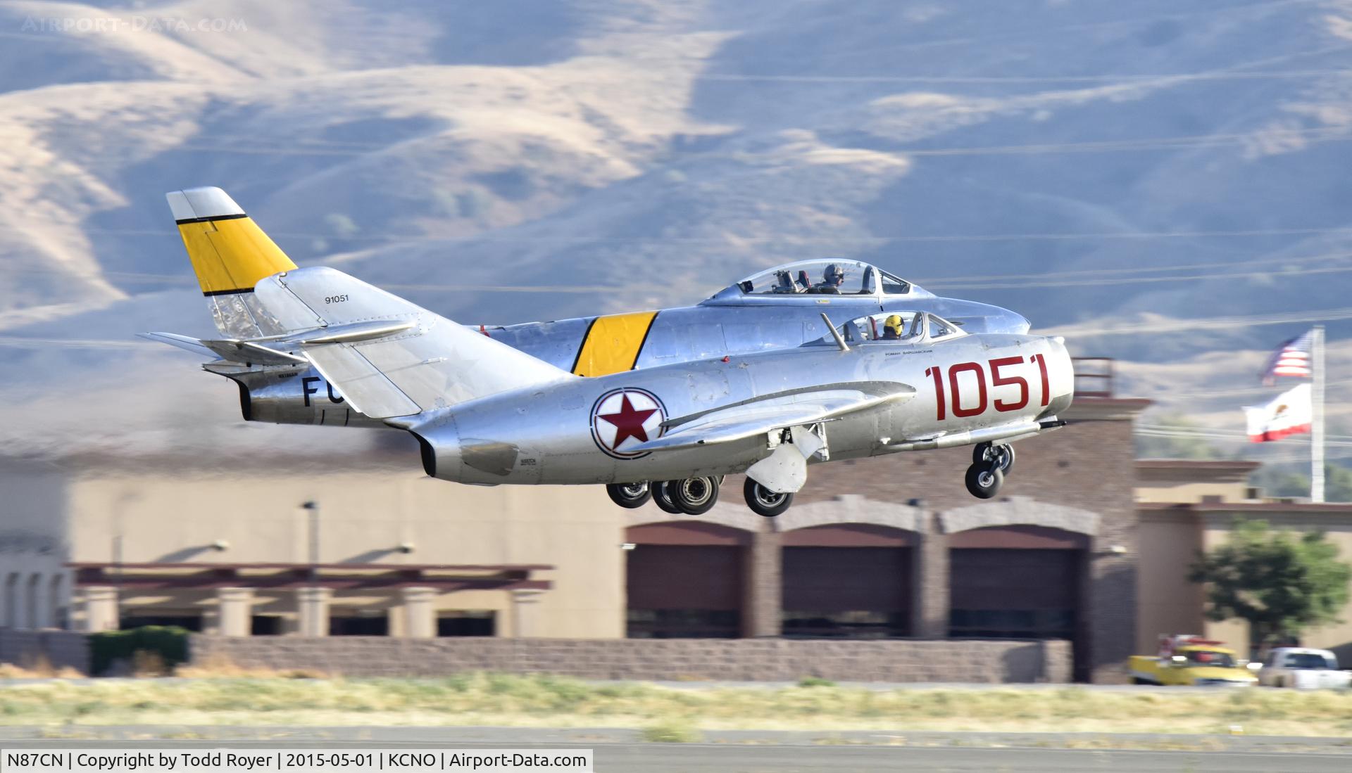 N87CN, Mikoyan-Gurevich MiG-15 C/N 910-51, Flying at the 2015 Planes of Fame Airshow