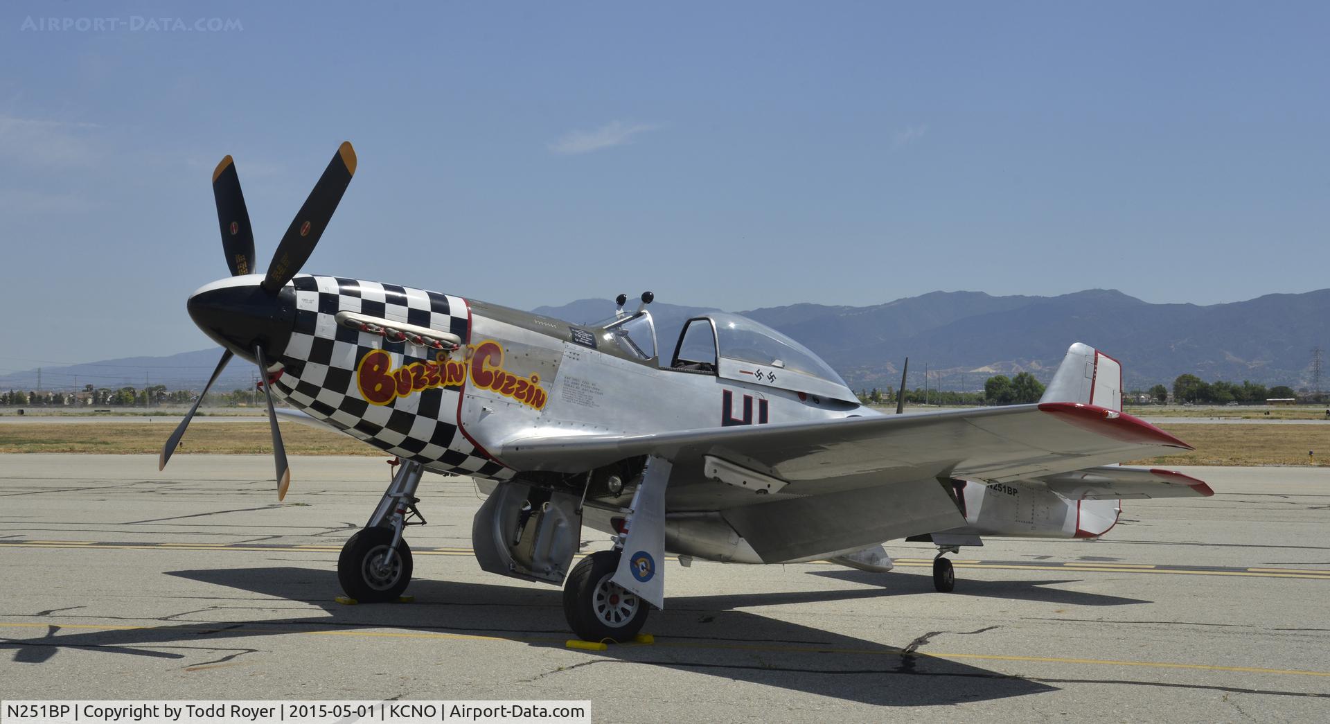 N251BP, 1944 North American P-51D Mustang C/N 44-84753, On display at the 2015 Planes of Fame Airshow