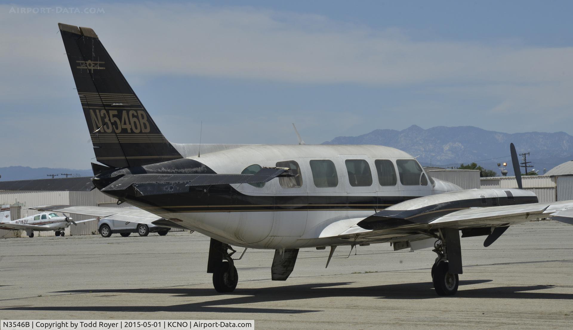 N3546B, 1979 Piper PA-31-350 Chieftain C/N 31-8052007, Parked at Chino
