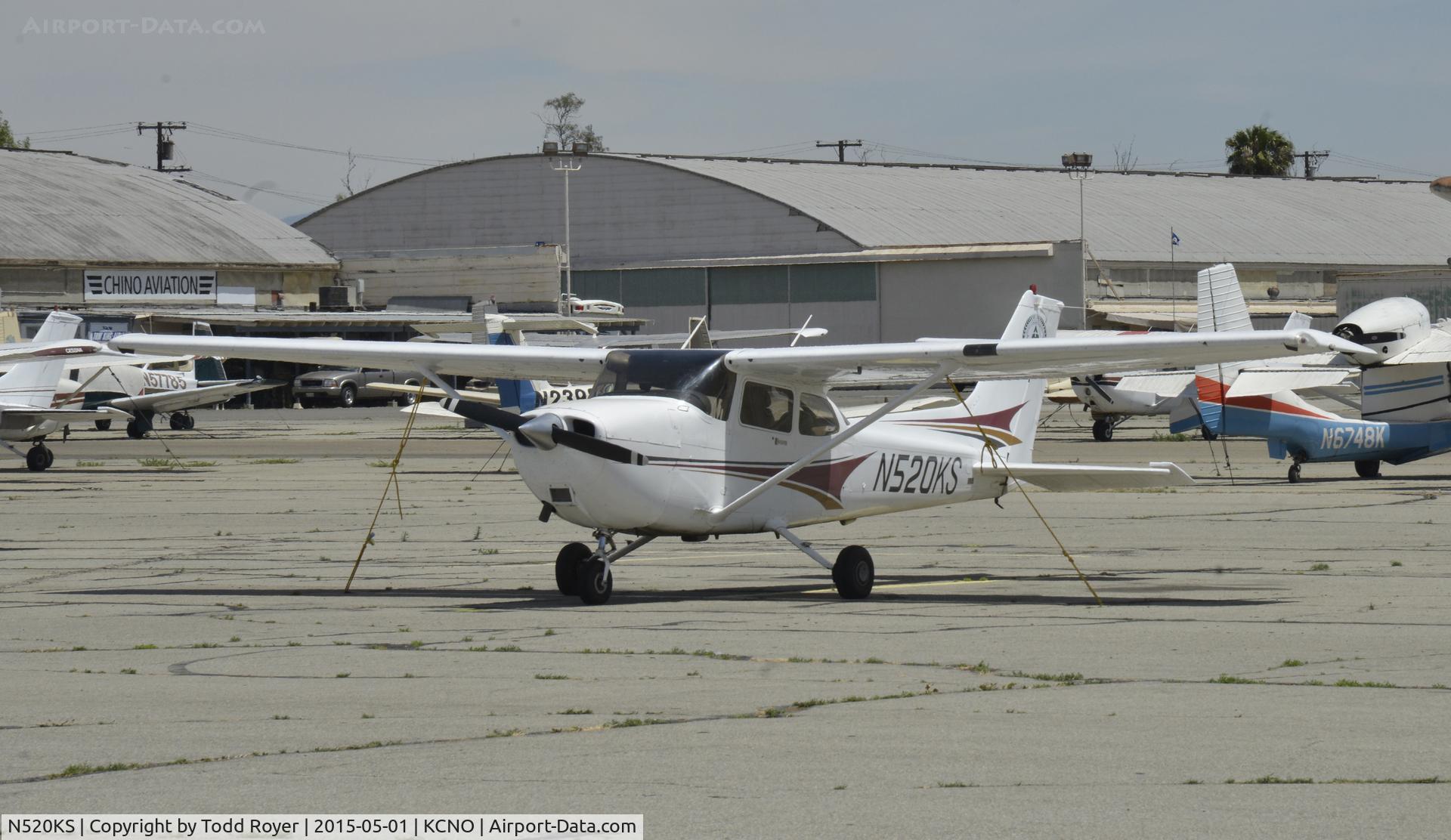 N520KS, 2004 Cessna 172S C/N 172S9734, Parked at Chino