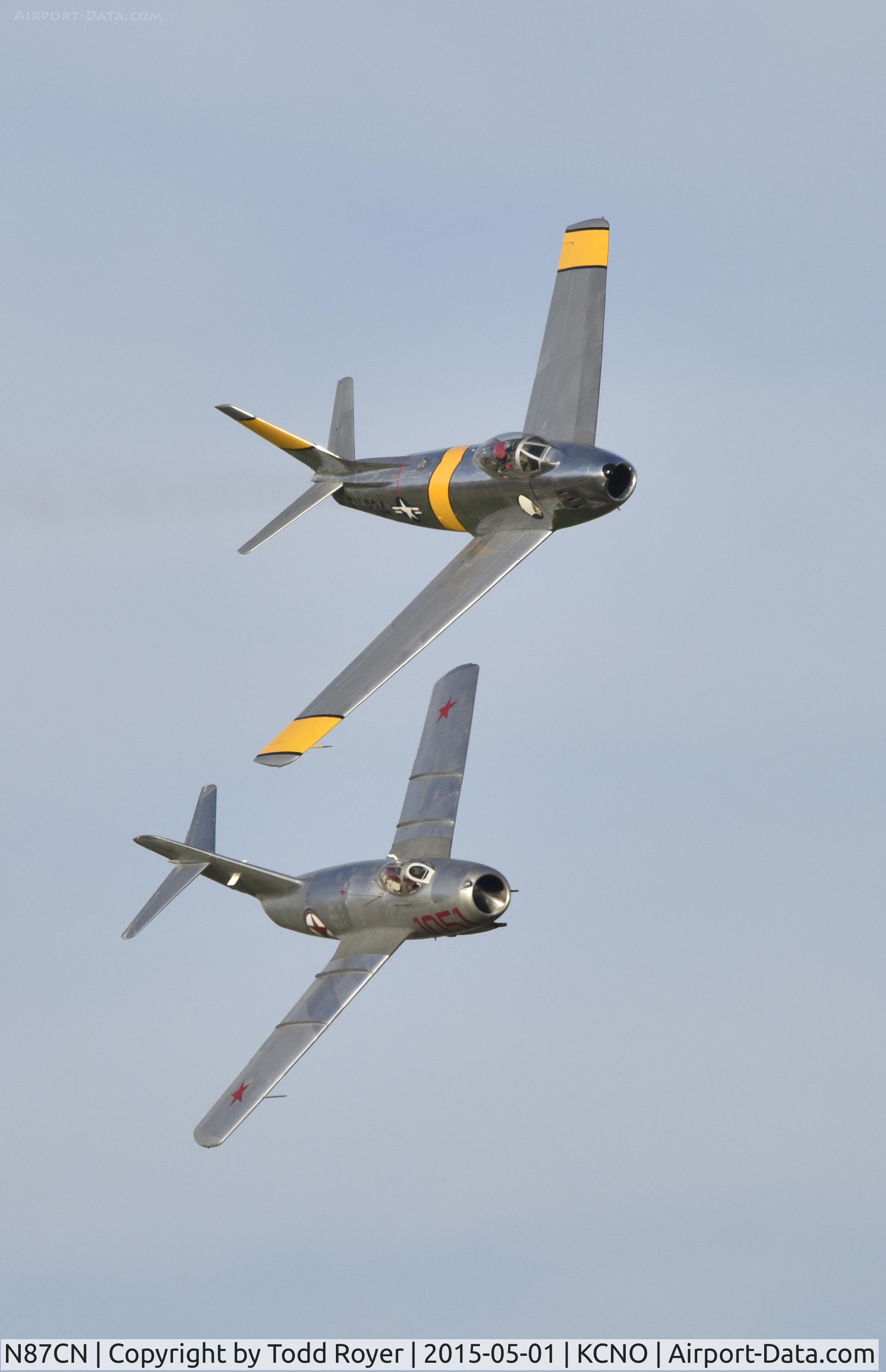 N87CN, Mikoyan-Gurevich MiG-15 C/N 910-51, Flying at the 2015 Planes of Fame Airshow