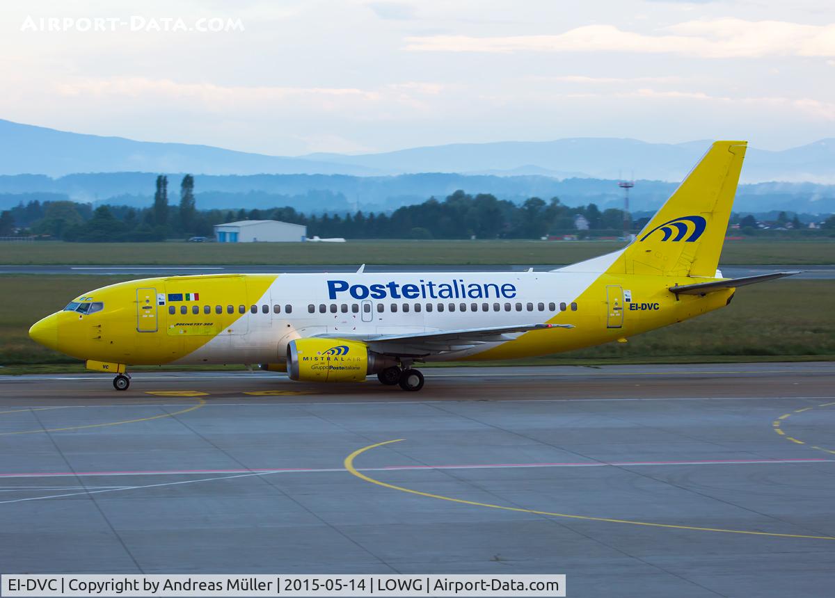 EI-DVC, 1991 Boeing 737-33A(QC) C/N 25426, Charter flight to Rome.