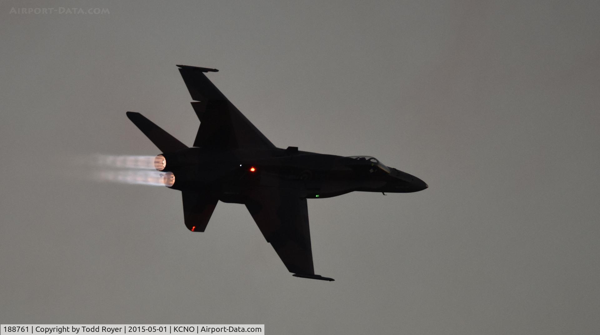 188761, 1986 McDonnell Douglas CF-188A Hornet C/N 417/A346, Flying at the 2015 Planes of Fame Airshow