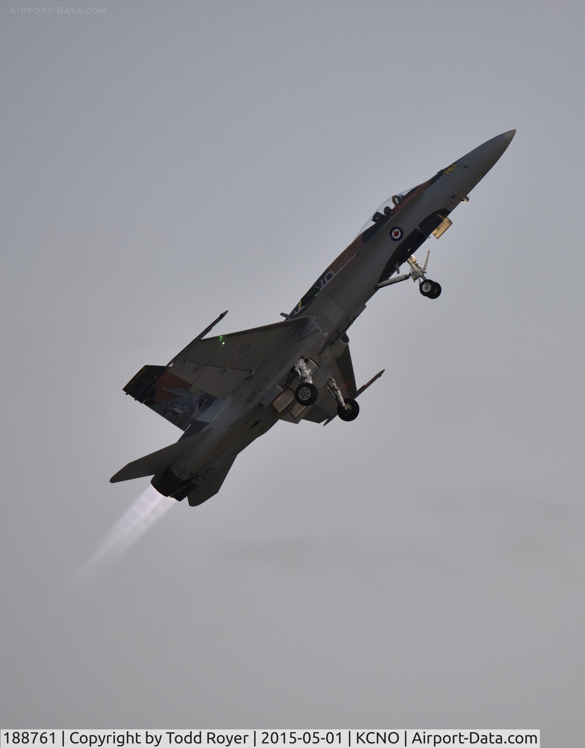 188761, 1986 McDonnell Douglas CF-188A Hornet C/N 417/A346, Flying at the 2015 Planes of Fame Airshow.