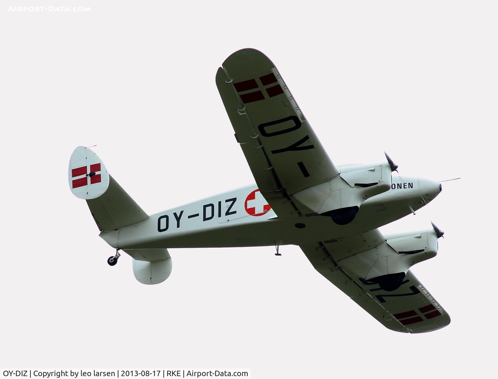 OY-DIZ, 1944 SAI KZ IV C/N 43, Roskilde Air Show 17.8.13
