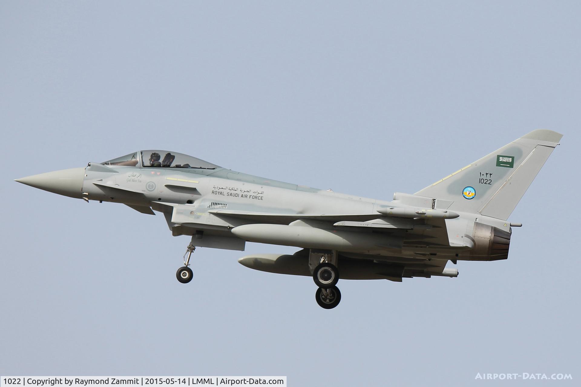 1022, 2015 Eurofighter EF-2000 Typhoon C/N 419/CS028, Eurofighter  EF-2000 Typhoon 1022(ZK393) of Royal Saudi Air Force.
