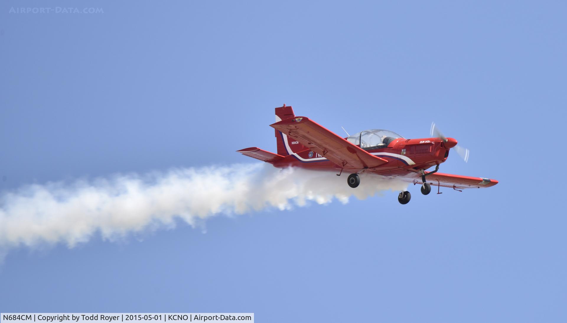 N684CM, 1980 Zlin Z-142C C/N 0218, Performing at the 2015 Planes of Fame Airshow