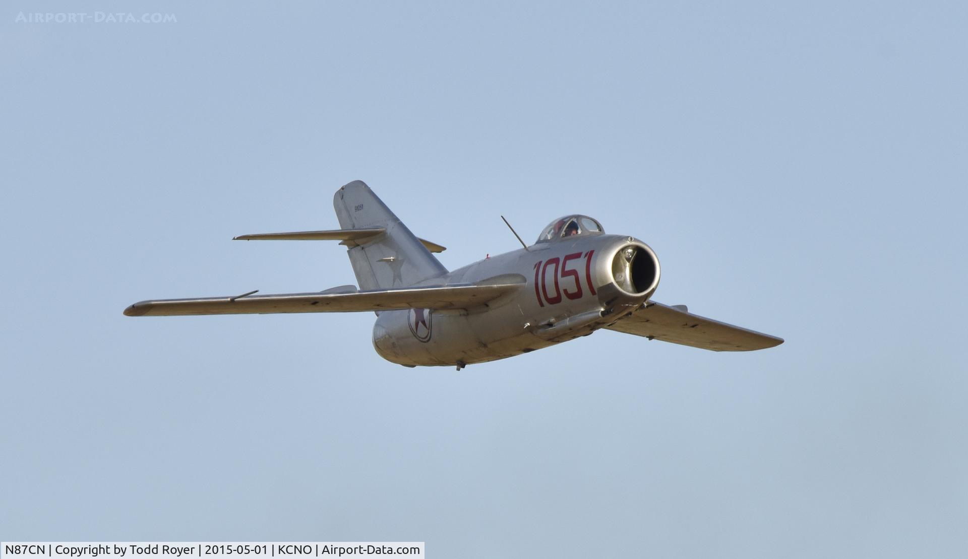 N87CN, Mikoyan-Gurevich MiG-15 C/N 910-51, Flying at the 2015 Planes of Fame Airshow