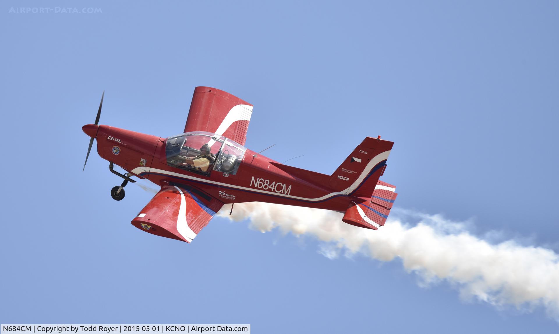 N684CM, 1980 Zlin Z-142C C/N 0218, Performing at the 2015 Planes of Fame Airshow