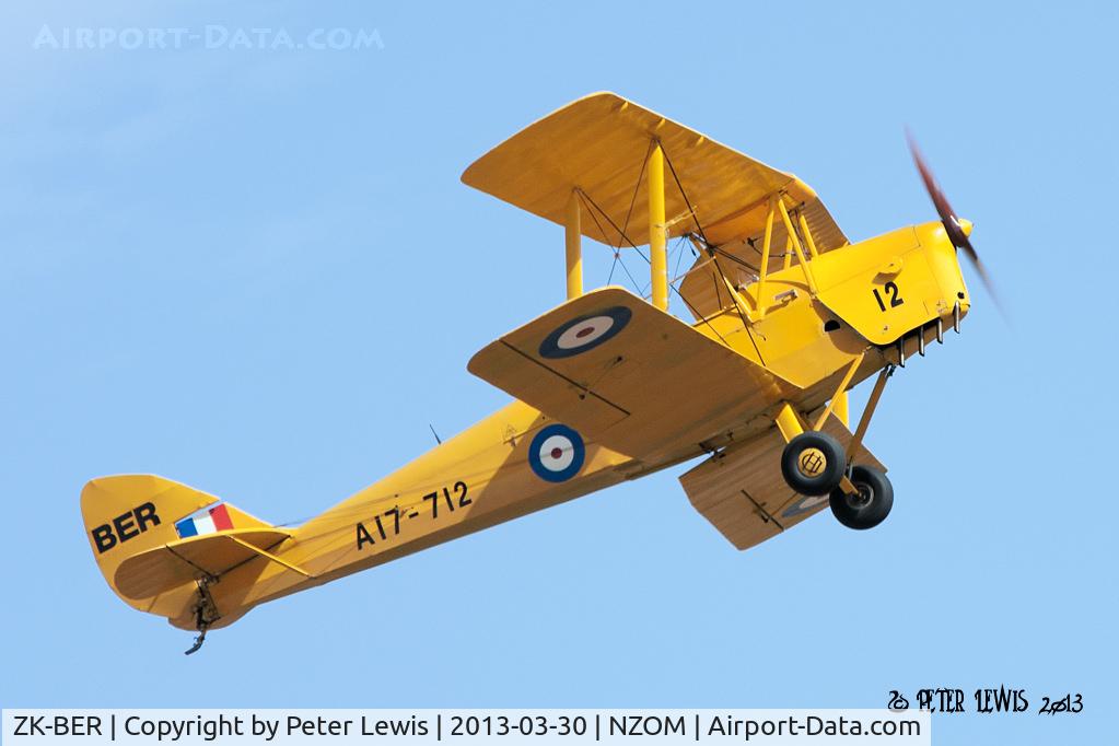 ZK-BER, De Havilland Australia DH-82A Tiger Moth C/N DHA844, Omaka Real Flying Club, Blenheim