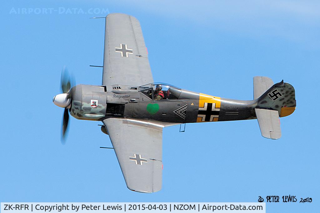 ZK-RFR, 2004 Flugwerk Fw 190-A8/N Replica C/N 990001, Chariots of Fire Fighter Collection, Blenheim