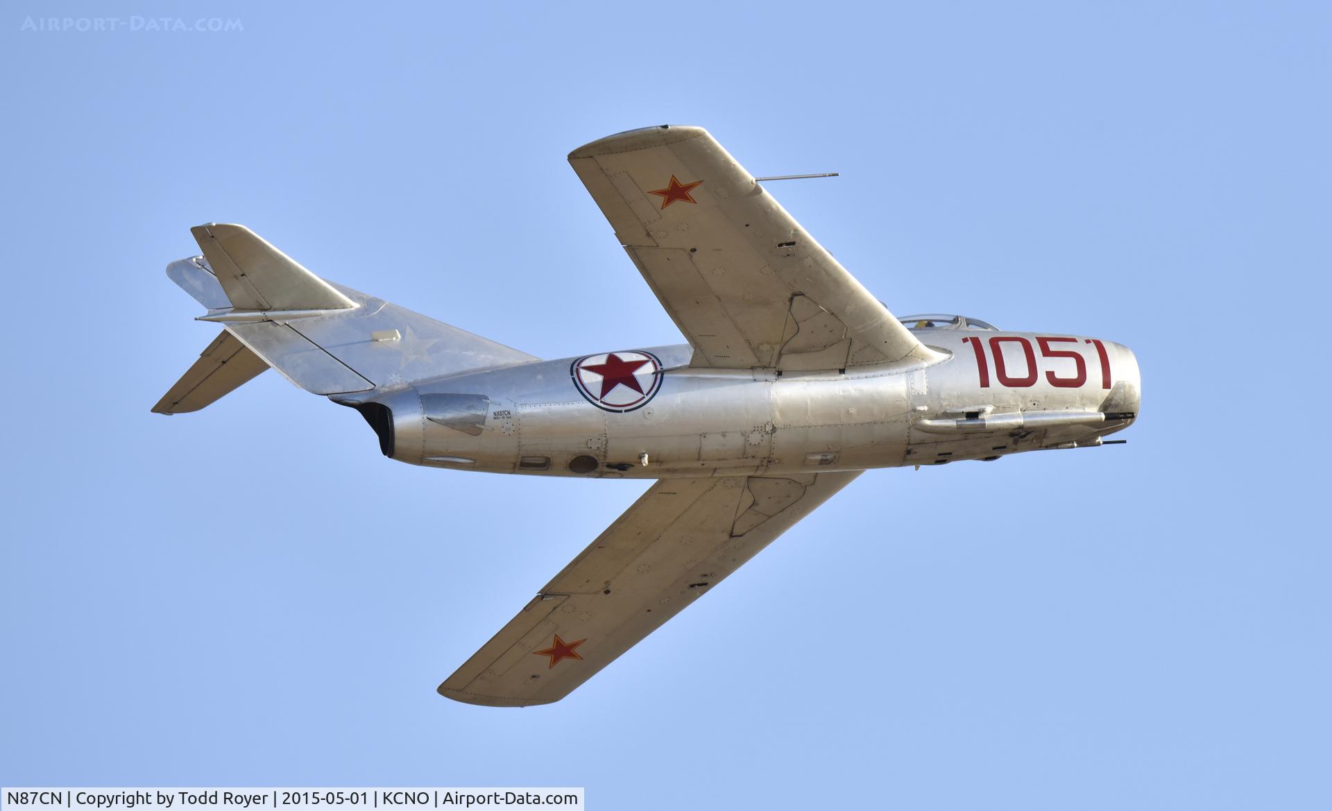 N87CN, Mikoyan-Gurevich MiG-15 C/N 910-51, Flying at the 2015 Planes of Fame Airshow