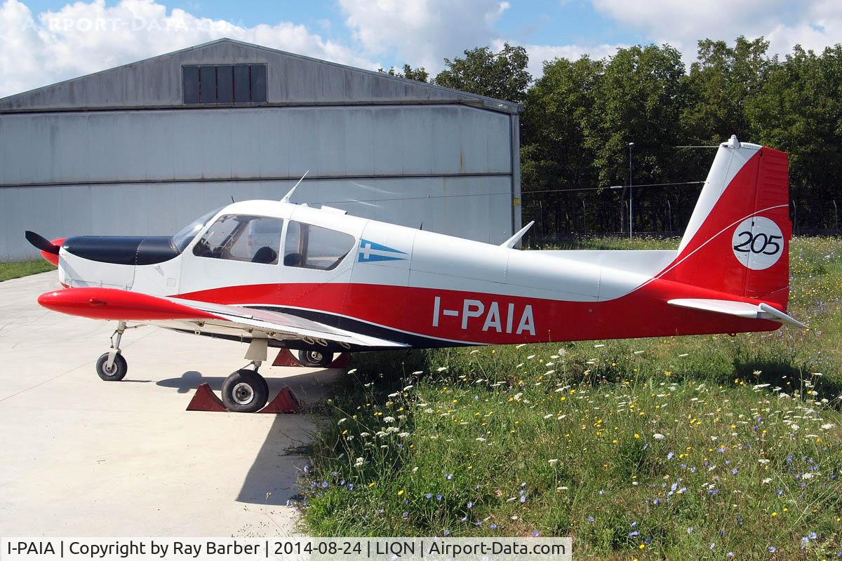 I-PAIA, 1974 SIAI-Marchetti S-205-18R C/N 4-292, SIAI-Marchetti S.205/18R [4-292] Rieti~I 24/08/2014