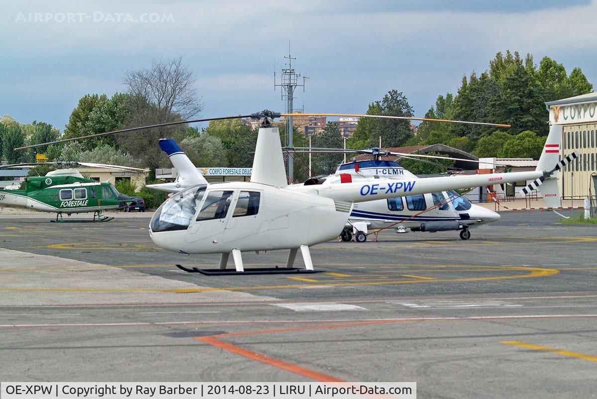 OE-XPW, 2009 Robinson R44  Raven II C/N 12903, Robinson R-44 Raven II [12903] Rome-Urbe~I 23/08/2014