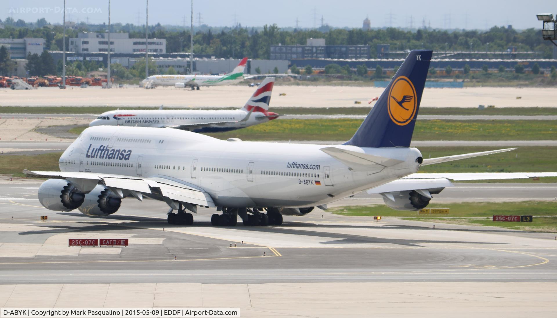 D-ABYK, 2012 Boeing 747-830 C/N 37835, Boeing 747-800