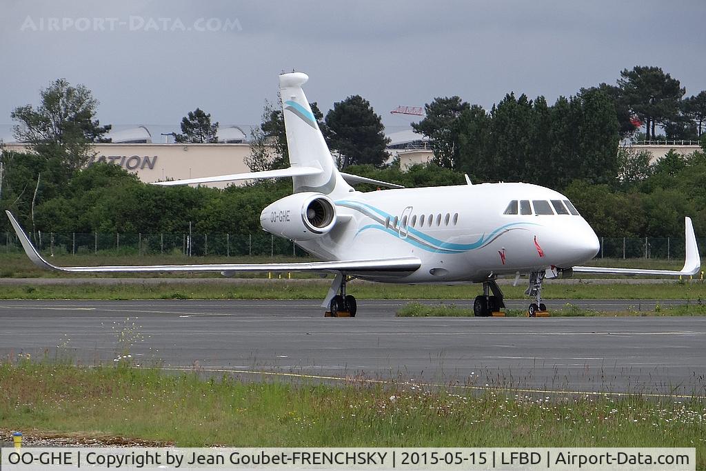 OO-GHE, 2012 Dassault Falcon 2000EX C/N 243, private parking Kilo