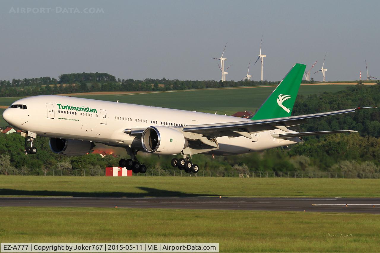 EZ-A777, 2010 Boeing 777-22K/LR C/N 39548, Turkmenistan Airlines (Government)