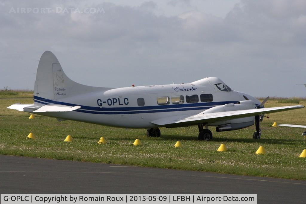 G-OPLC, 1948 De Havilland DH-104 Dove 8 C/N 04212, Parked