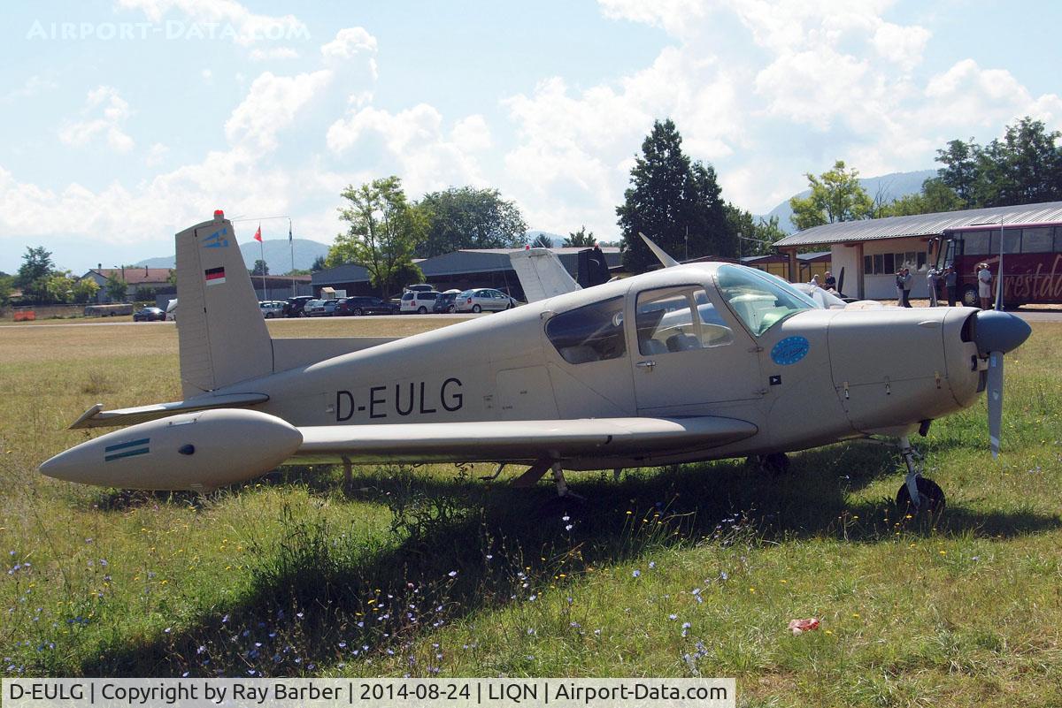D-EULG, 1966 SIAI-Marchetti S-205-20R C/N 215, SIAI-Marchetti S.205/20R [215] Rieti~I 24/08/2014