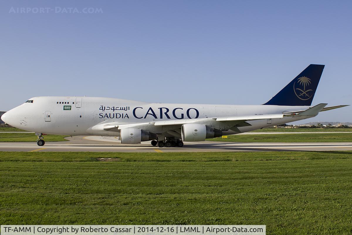 TF-AMM, 1993 Boeing 747-4H6BD SF C/N 25700, Taxiway Charlie