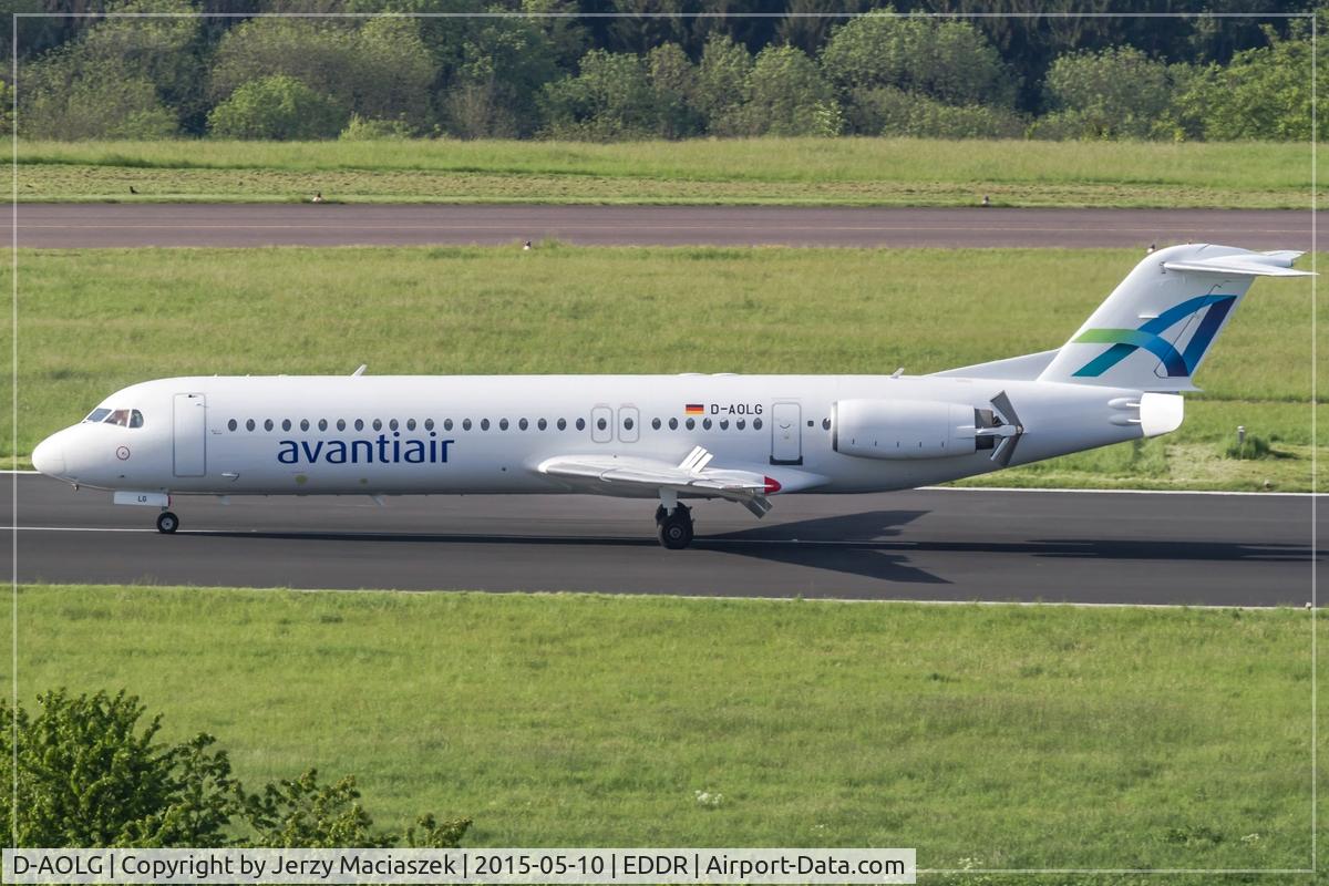 D-AOLG, 1993 Fokker 100 (F-28-0100) C/N 11452, Fokker 100