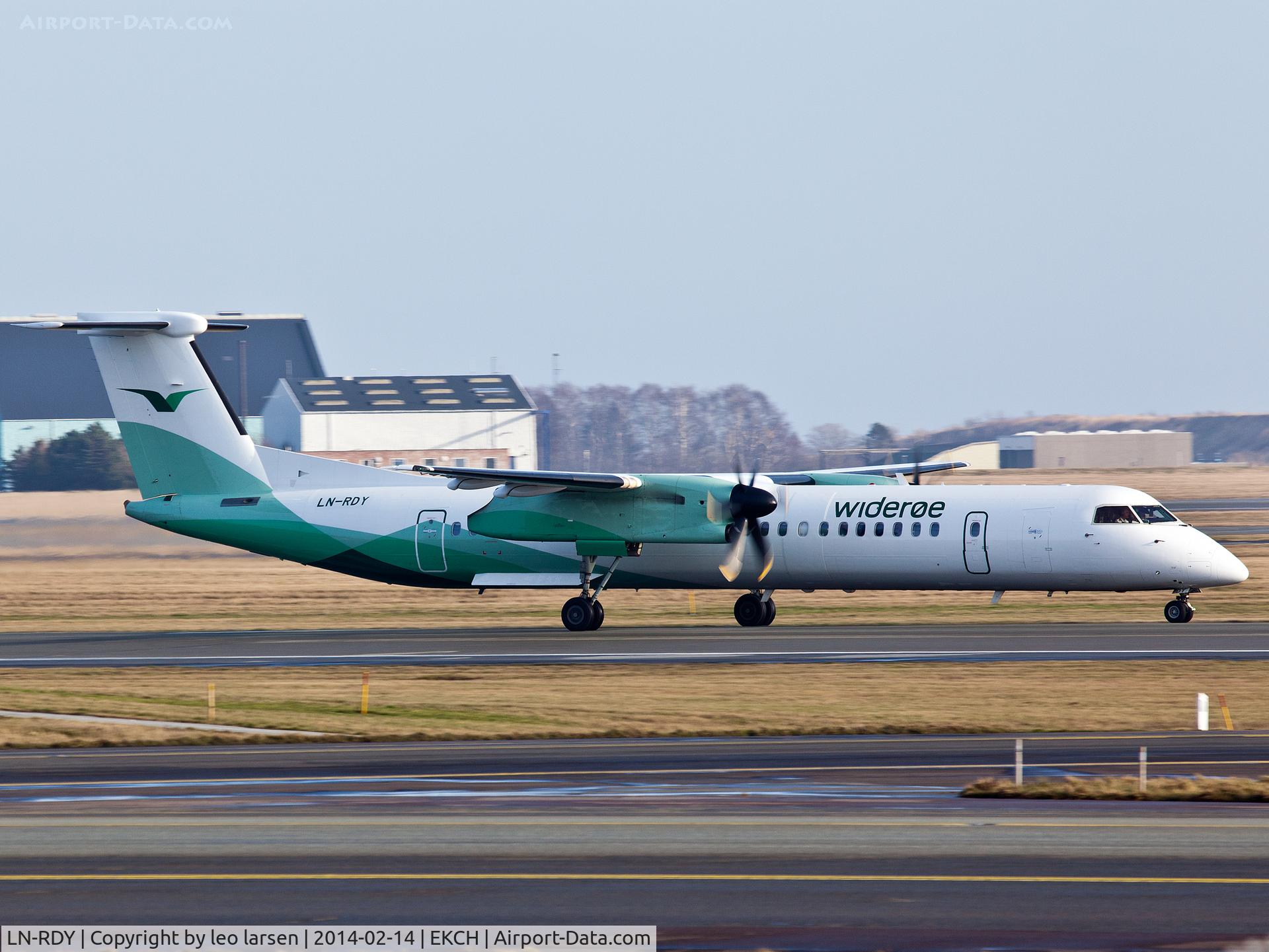 LN-RDY, 2002 De Havilland Canada DHC-8-402Q Dash 8 C/N 4062, Copenhagen 14.2.14
