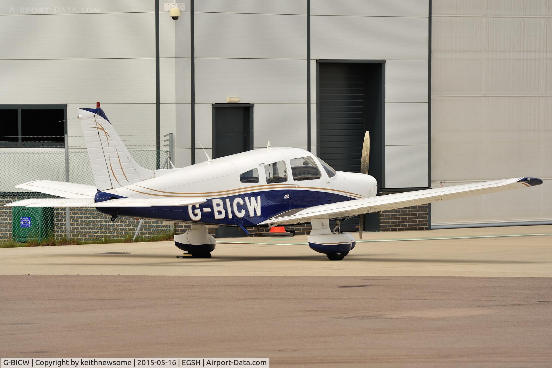 G-BICW, 1979 Piper PA-28-161 Cherokee Warrior II C/N 28-7916309, Nice visitor.