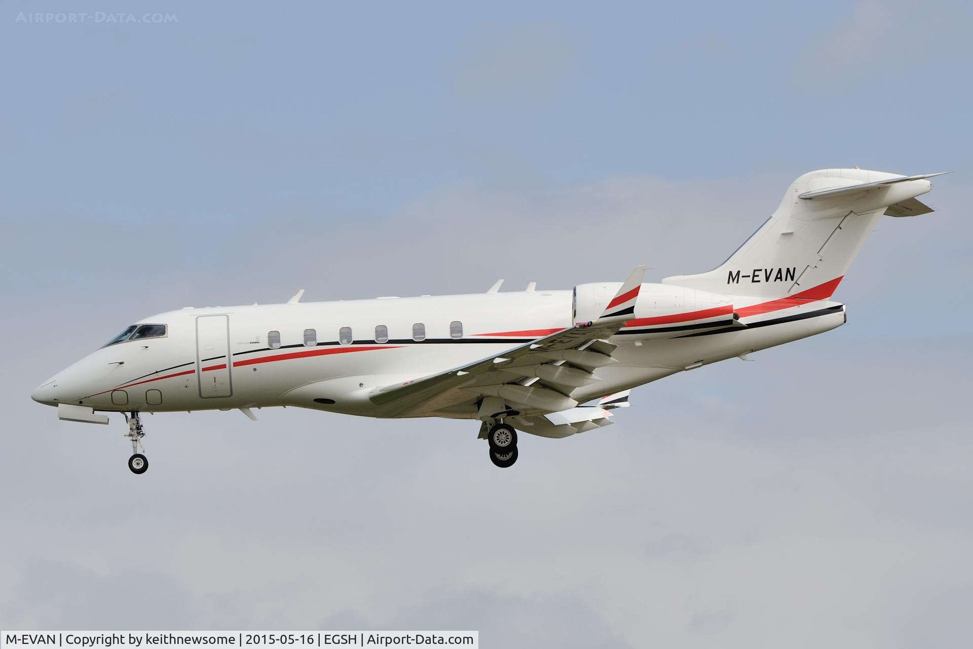 M-EVAN, 2006 Bombardier Challenger 300 (BD-100-1A10) C/N 20096, Football related visit.