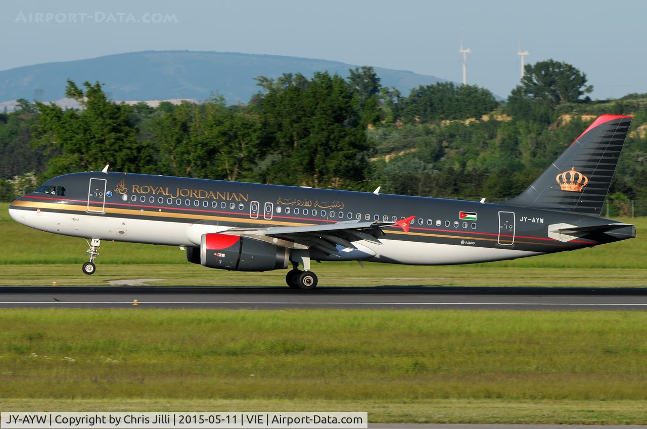 JY-AYW, 2012 Airbus A320-232 C/N 5367, Royal Jordanian