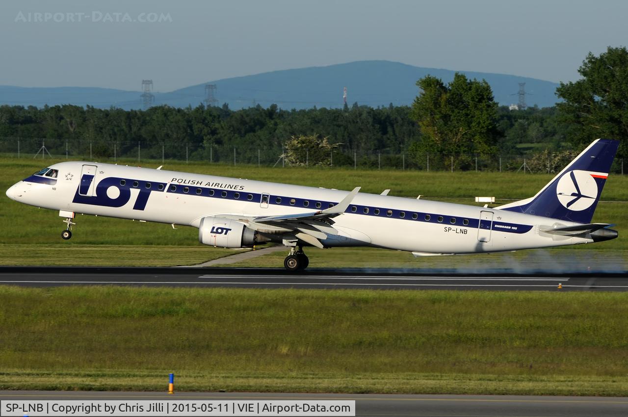 SP-LNB, 2011 Embraer 195LR (ERJ-190-200LR) C/N 19000444, LOT - Polish Airlines