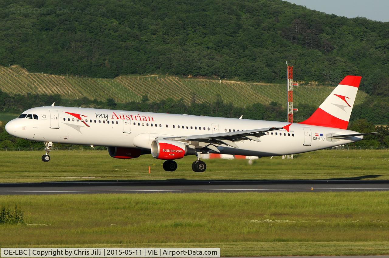 OE-LBC, 1996 Airbus A321-111 C/N 581, myAustrian (Austrian) Airlines
