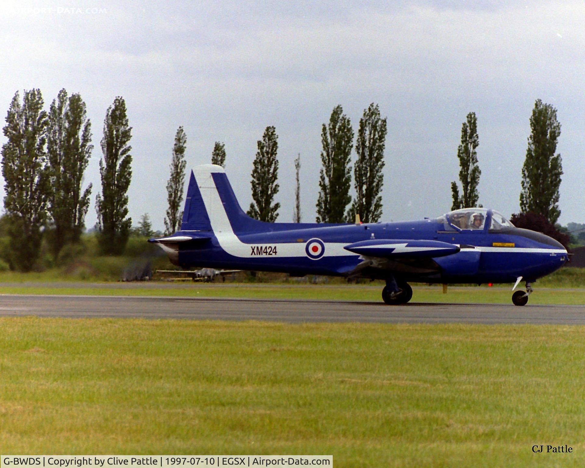 G-BWDS, 1960 Hunting P-84 Jet Provost T.3A C/N PAC/W/9231, Taxying at North Weald EGSX