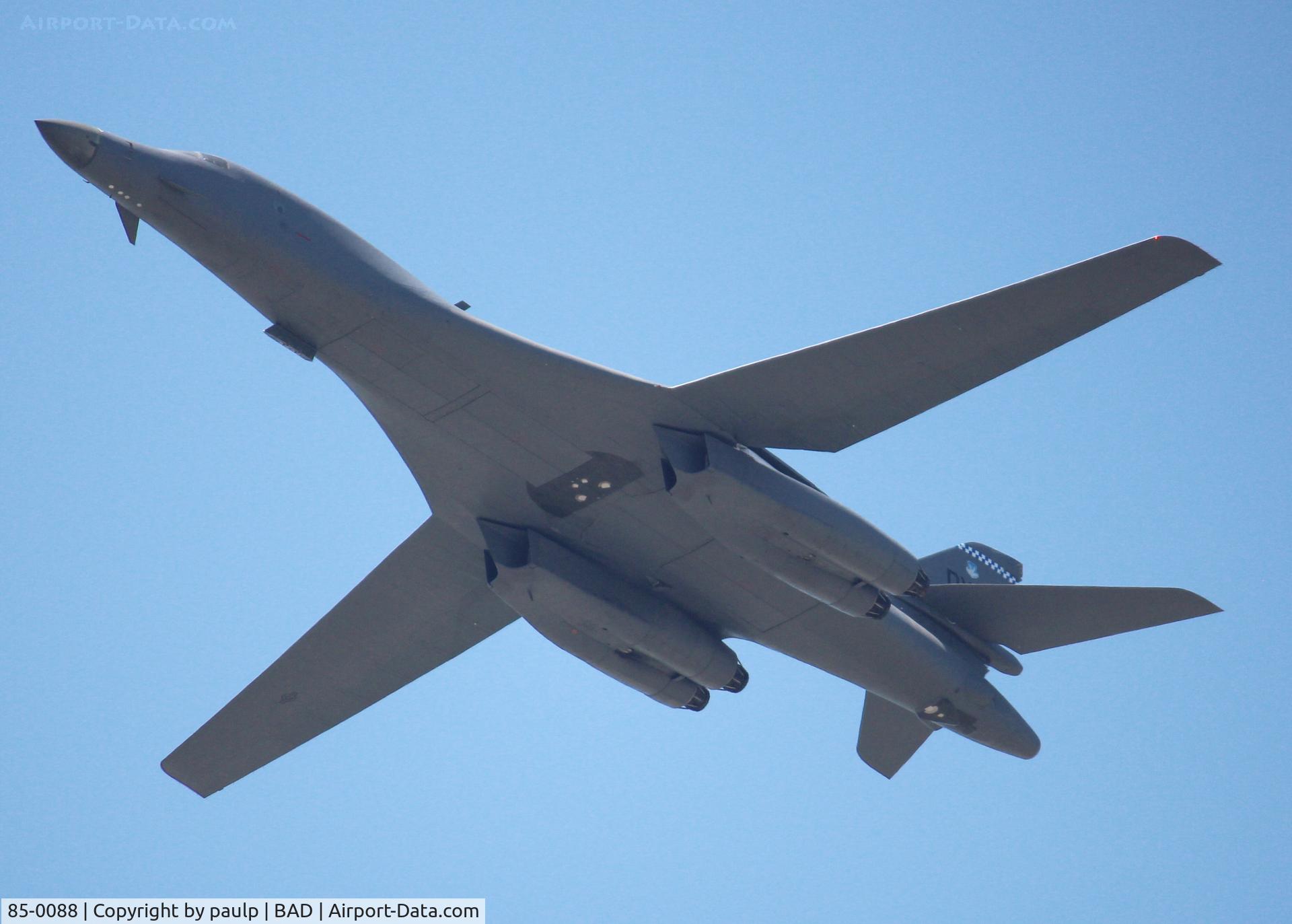85-0088, Rockwell B-1B Lancer C/N 48, At Barksdale Air Force Base.