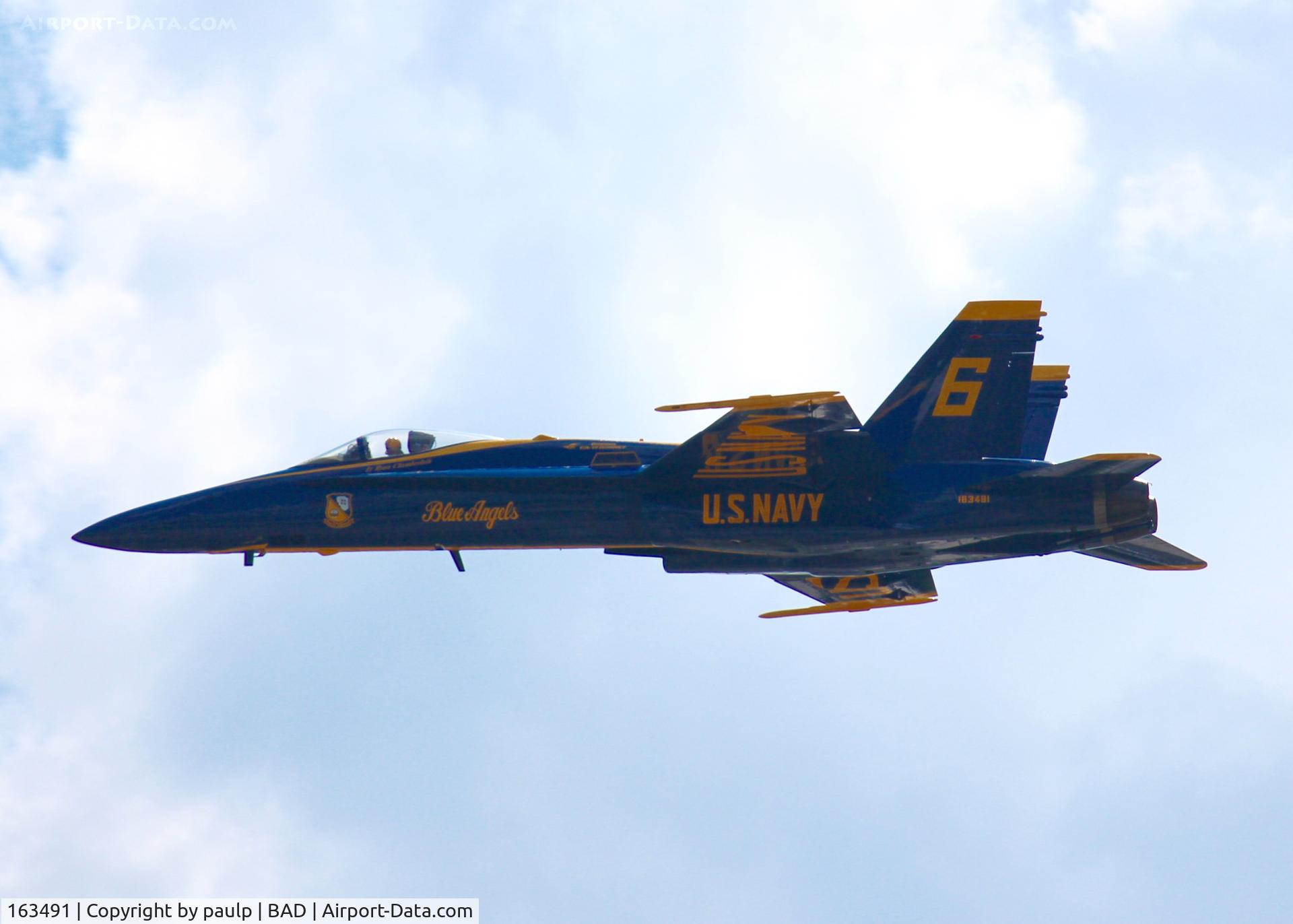 163491, 1988 McDonnell Douglas F/A-18C Hornet C/N 727/C048, At Barksdale Air Force Base.