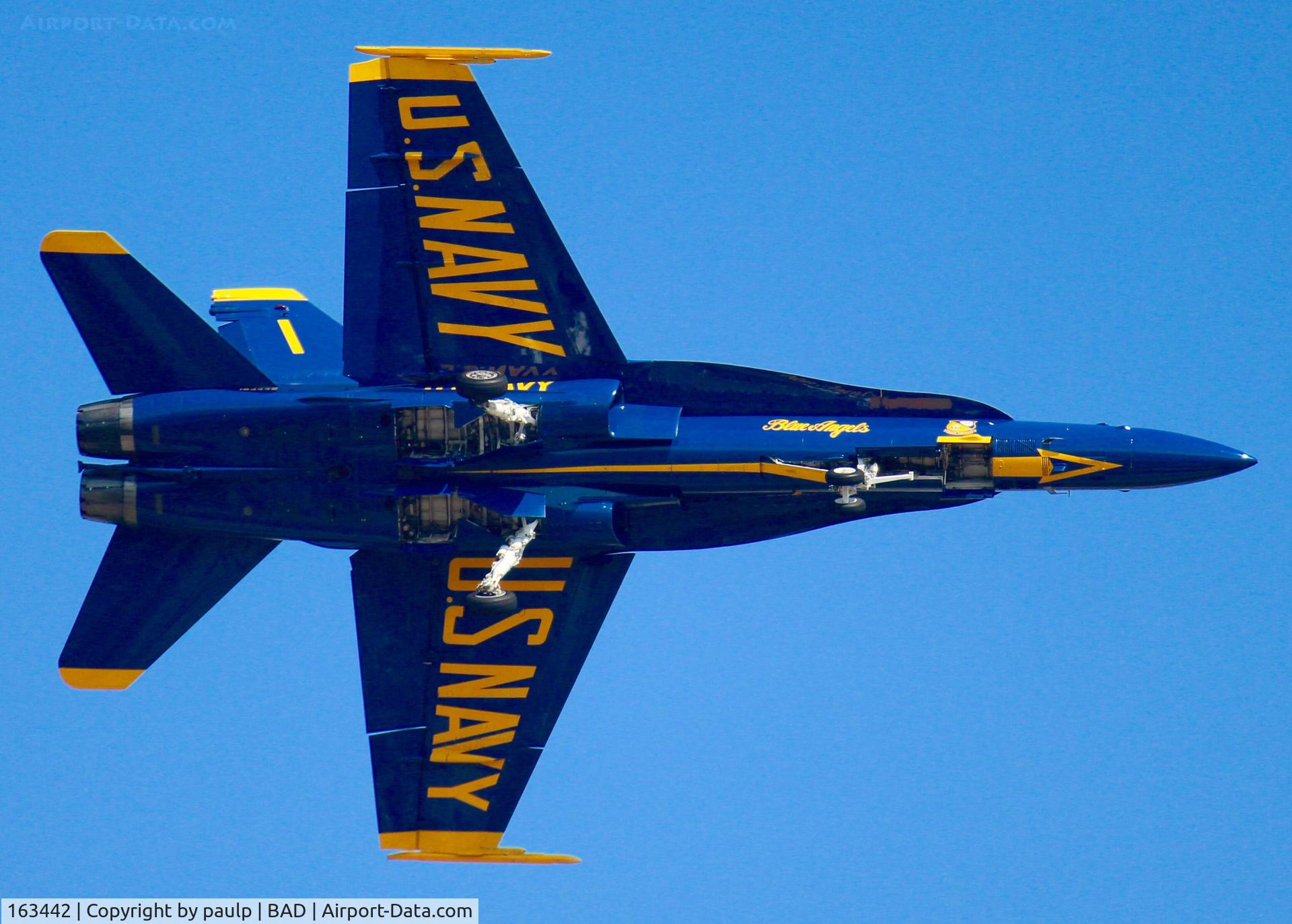163442, 1987 McDonnell Douglas F/A-18C Hornet C/N 0645/C013, #1 landing