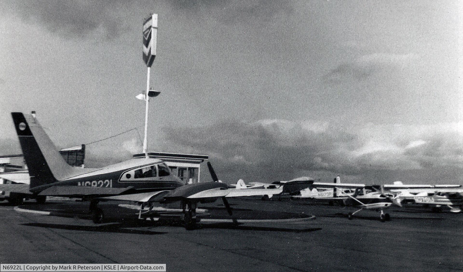 N6922L, 1965 Cessna 310K C/N 310K0022, At McNary Field in Salem Oregon 1967 or so.  Salem Aviation FBO