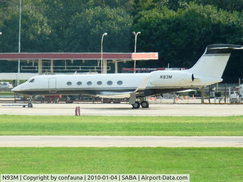 N93M, 1999 Gulfstream Aerospace G-V C/N 567, A northern visitor in Buenos Aires