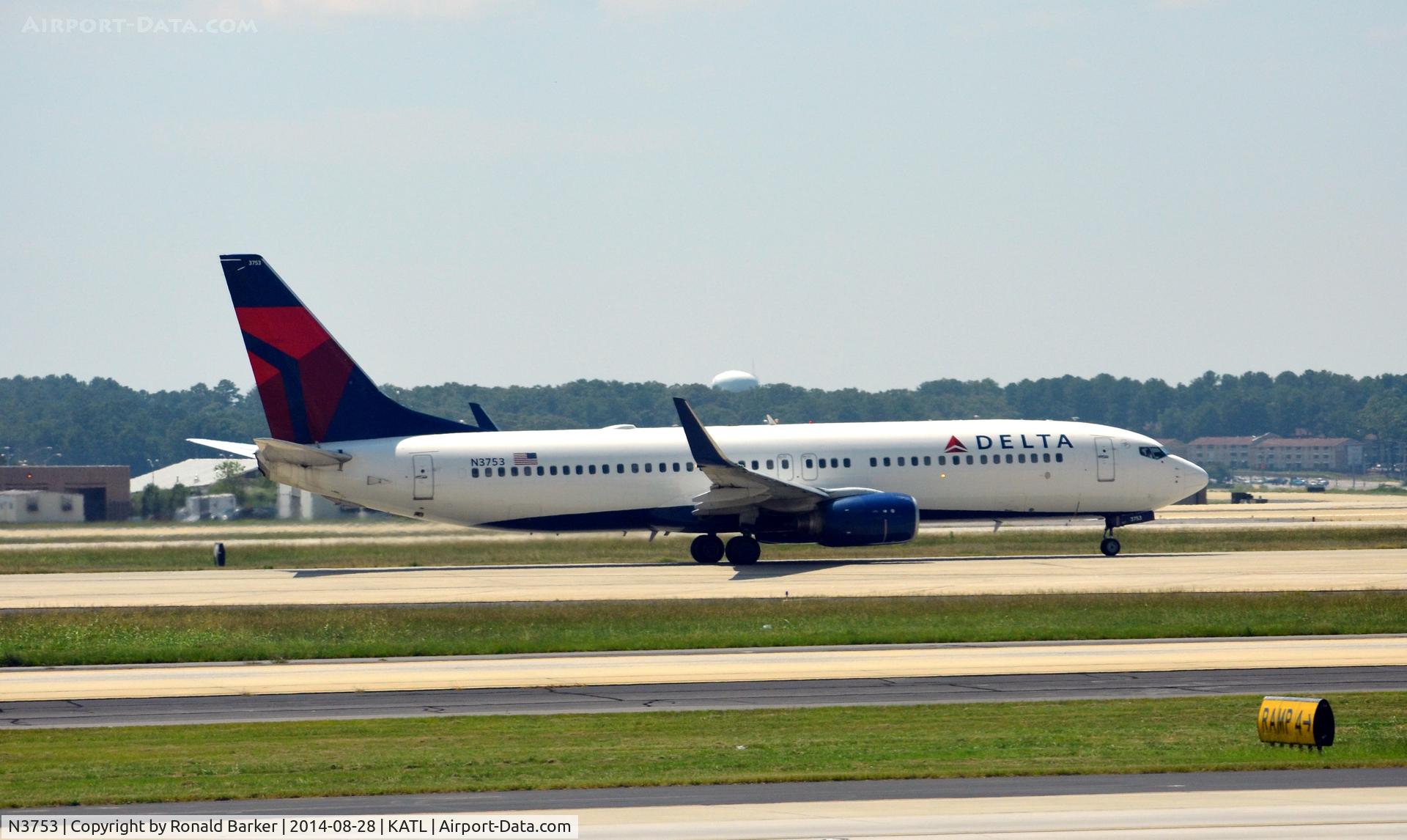 N3753, 2001 Boeing 737-832 C/N 32626, Atlanta