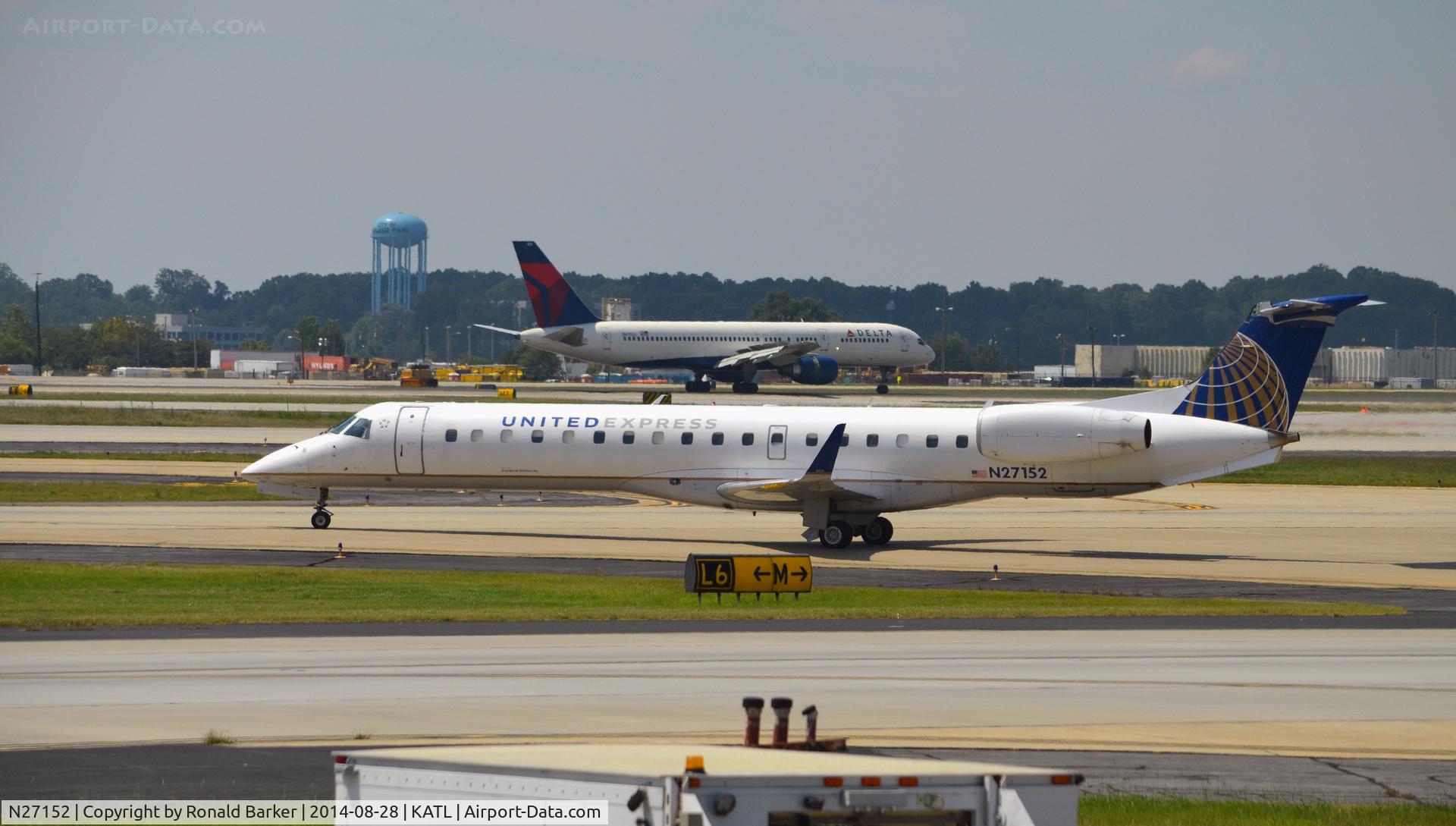 N27152, 2003 Embraer ERJ-145XR (EMB-145XR) C/N 145759, Taxi Atlanta