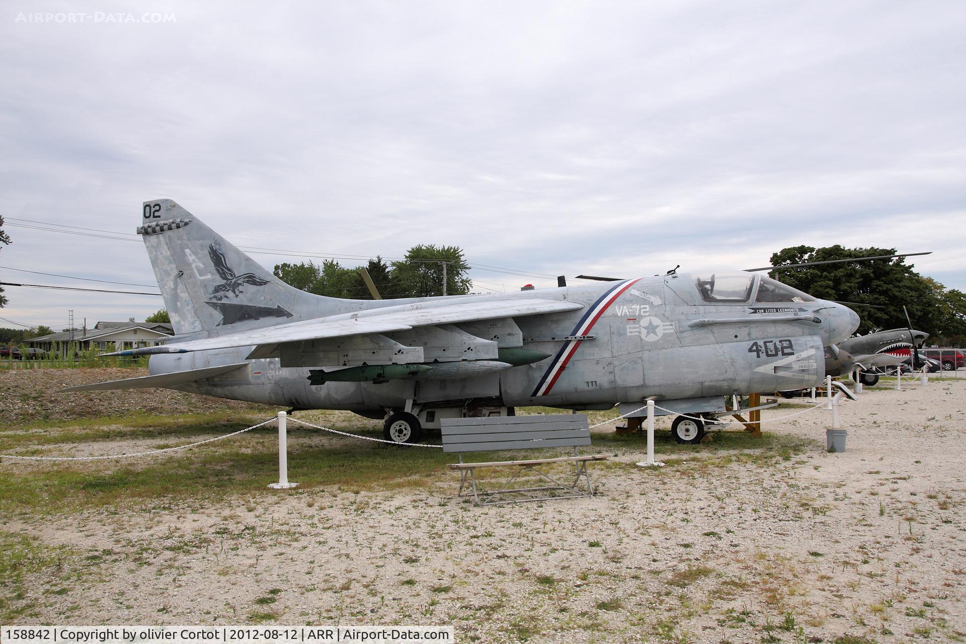 158842, LTV A-7E Corsair II C/N E-398, Air classics museum