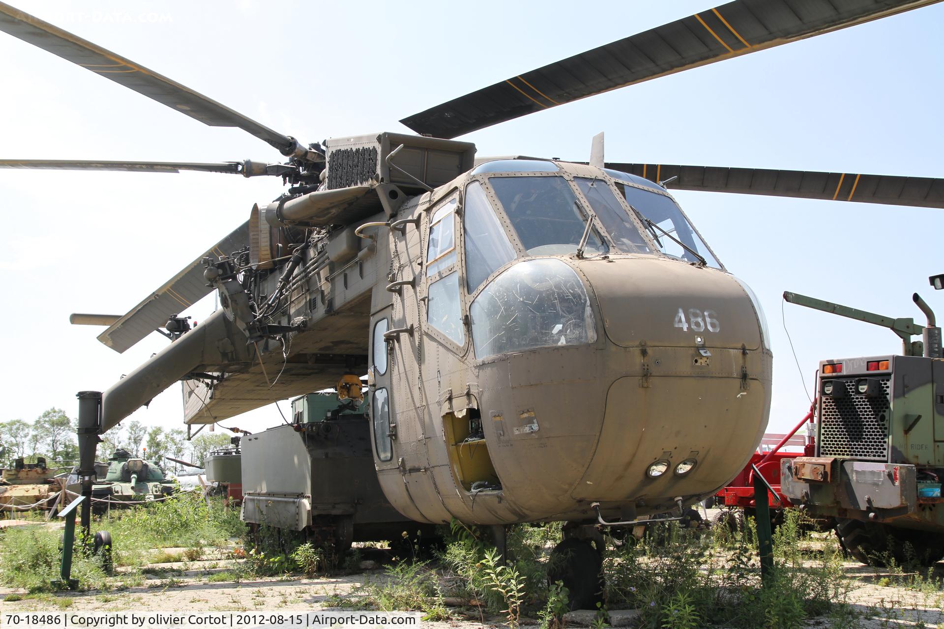 70-18486, 1970 Sikorsky CH-54B Tarhe C/N 64-094, Russel military museum
