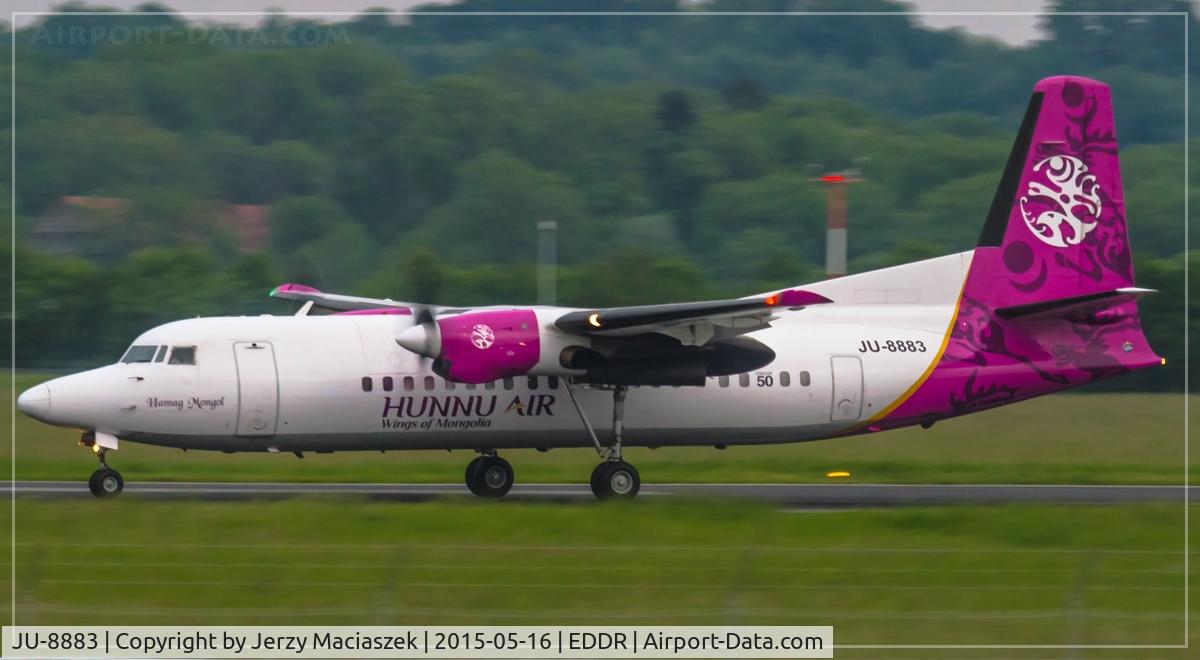 JU-8883, 1990 Fokker 50 C/N 20181, Fokker F50