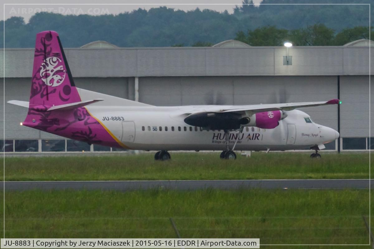 JU-8883, 1990 Fokker 50 C/N 20181, Fokker F50