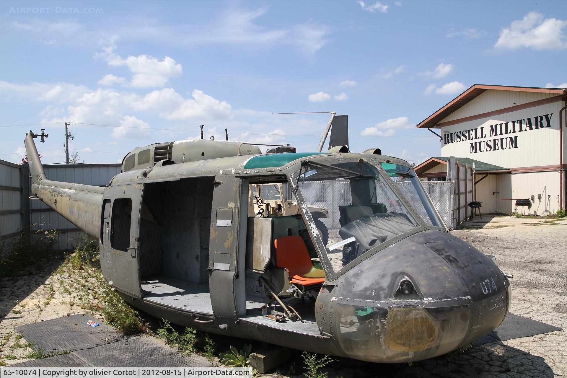 65-10074, 1965 Bell UH-1H Iroquois C/N 5118, children playground