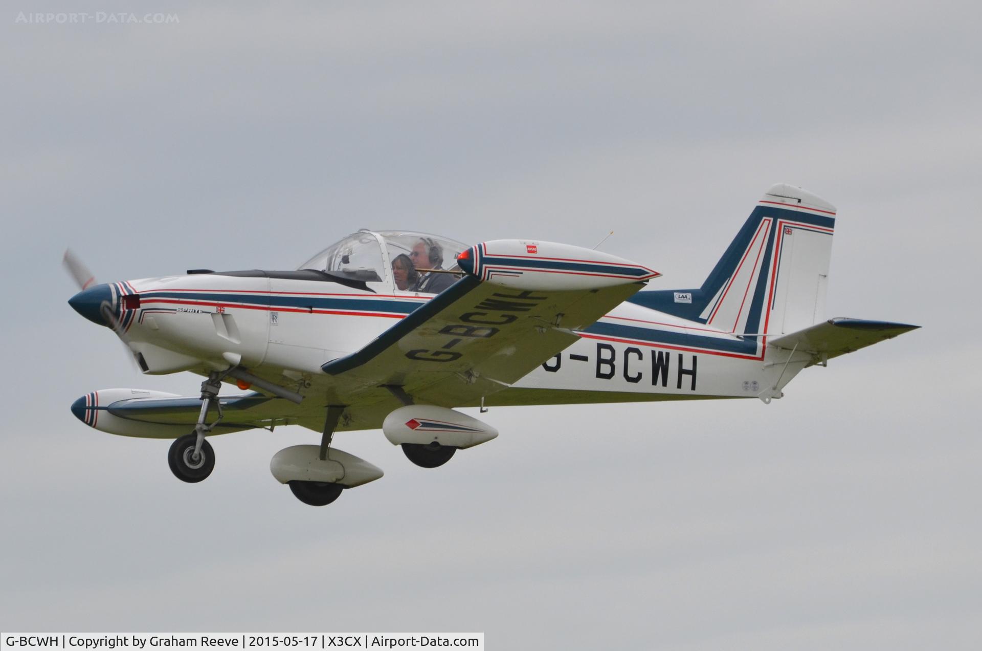 G-BCWH, 1978 Practavia Sprite C/N PFA 1366, Departing from Northrepps.