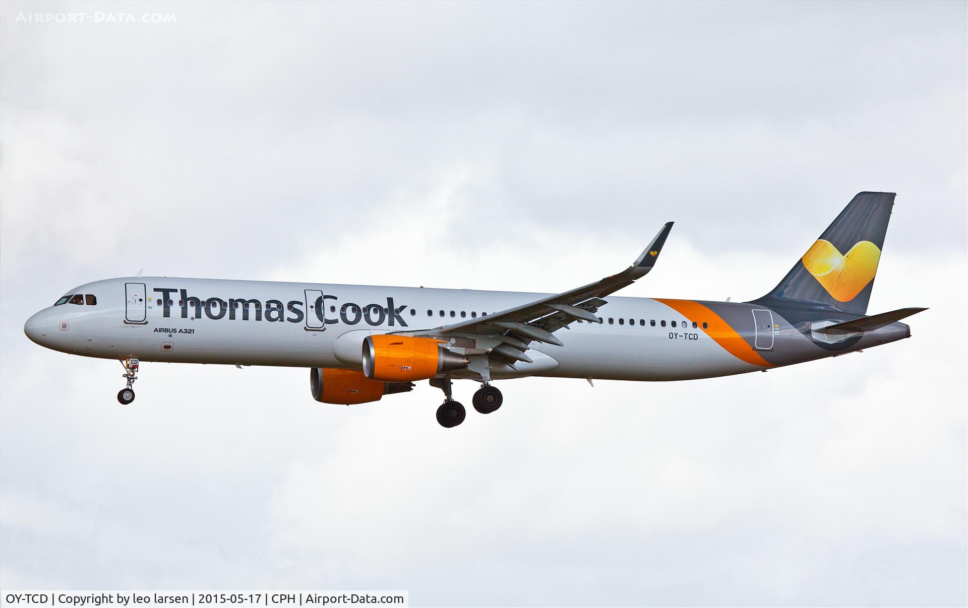 OY-TCD, 2014 Airbus A321-211 C/N 6314, Copenhagen 17.5.15